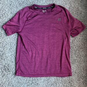 Russell Athletic Men's Maroon Short Sleeve Tee